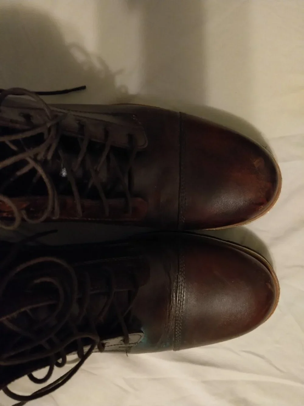 HELM Johnson Boots - Brown - Size 10EE - Good Condition - Discontinued